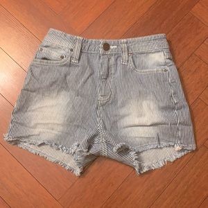 DICKIES Denim striped shorts